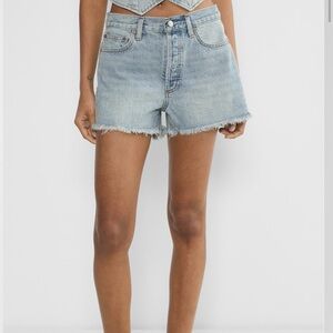 Denim forum -The Ex Boyfriend Hi-rise Denim Short